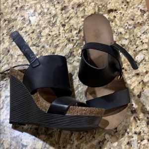 Women’s Black Platform Sandals